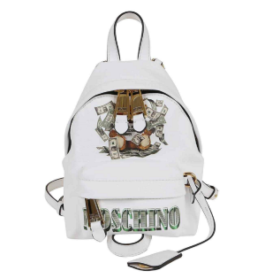 Balo Moschino Dollar Teddy Bear ‘White’ A-7637-8210-3001