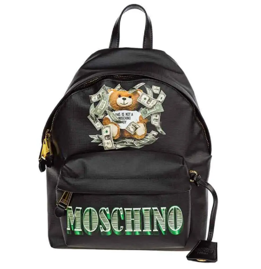 Balo Moschino Dollar Teddy Bear Faux ‘Black’ A-7636-8210-3555