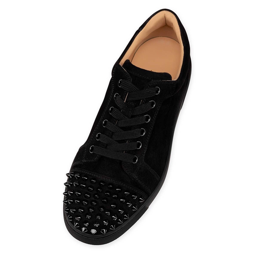 Giày Christian Louboutin Vieira Spikes 'Black' 3191433B049 - Ảnh 3