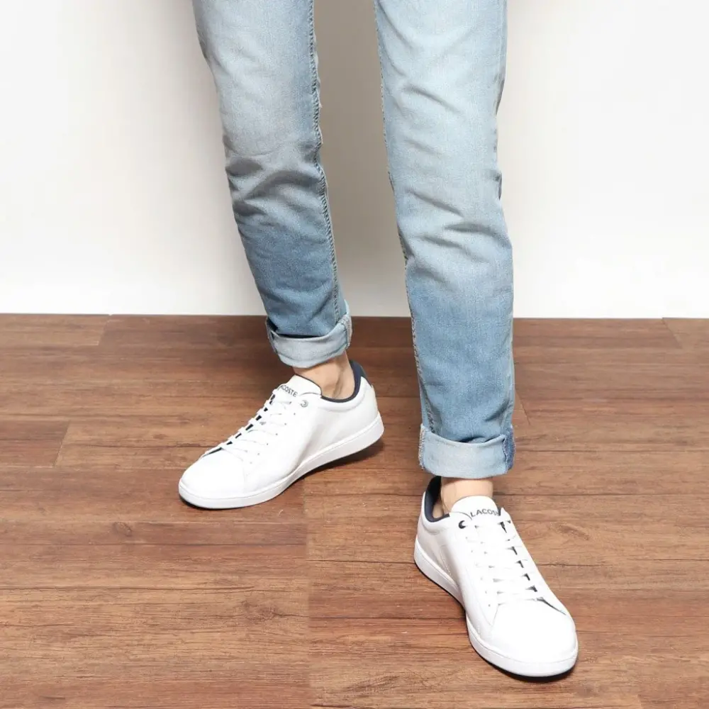 Giày Lacoste Carnaby Evo 119 White Navy 737SMA0013-407 - Ảnh 4