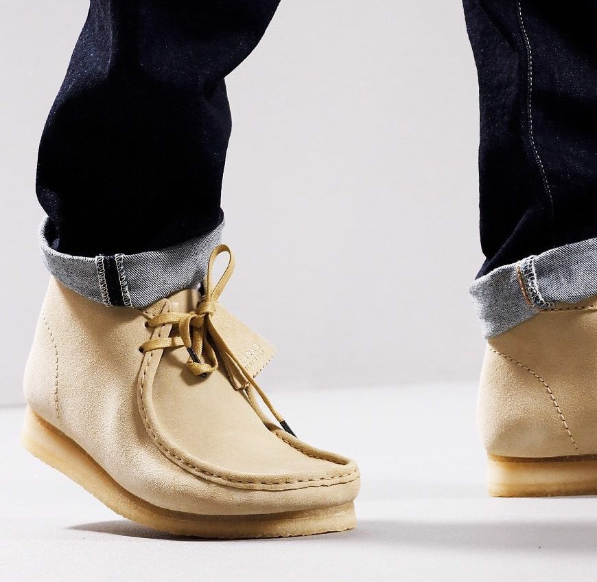 Giày Clarks Wallabee Boot 'Maple Suede' 261-55516 - Ảnh 2