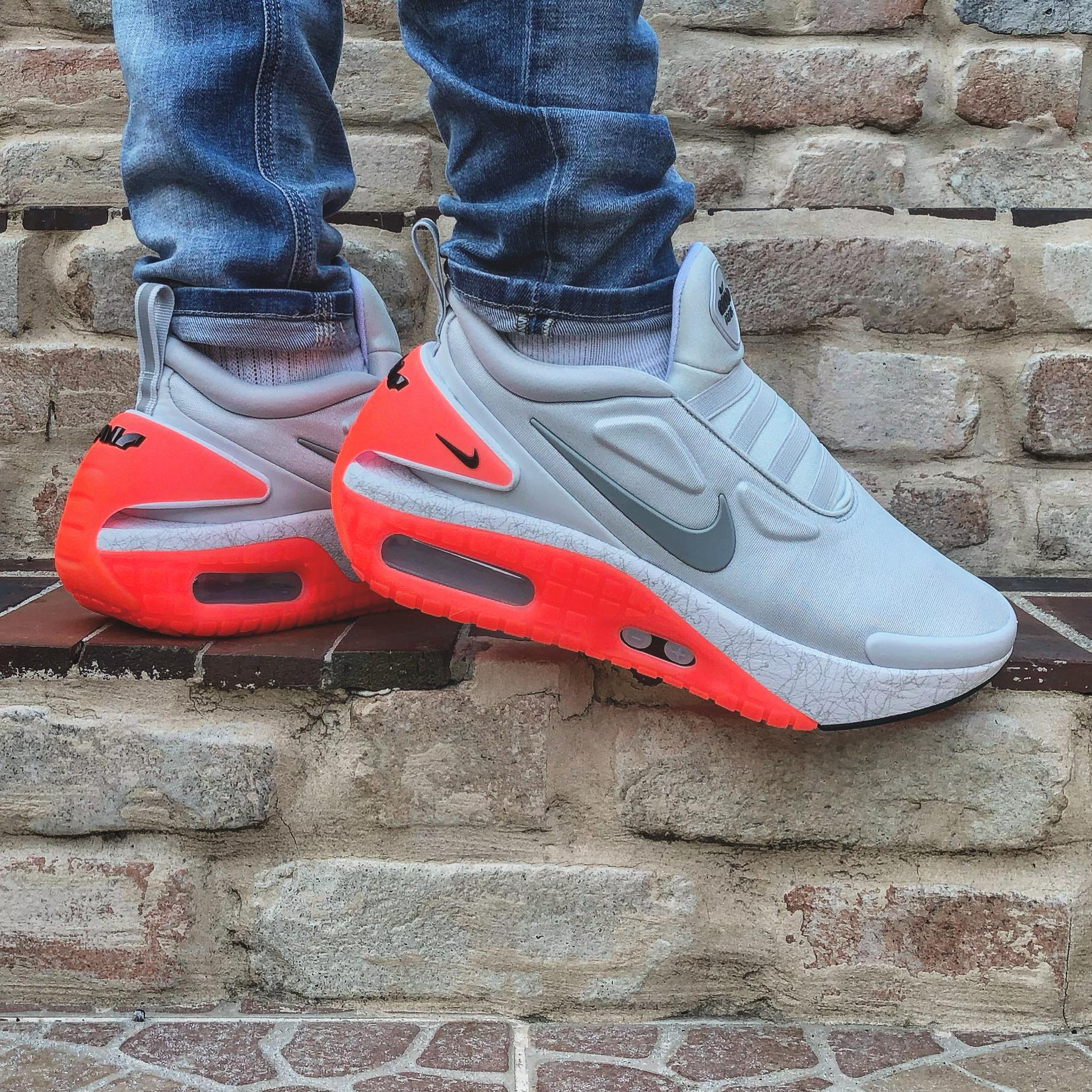 Giày Nike Adapt Auto Max Pure 'Grey Red' CW7271-002 - Ảnh 4