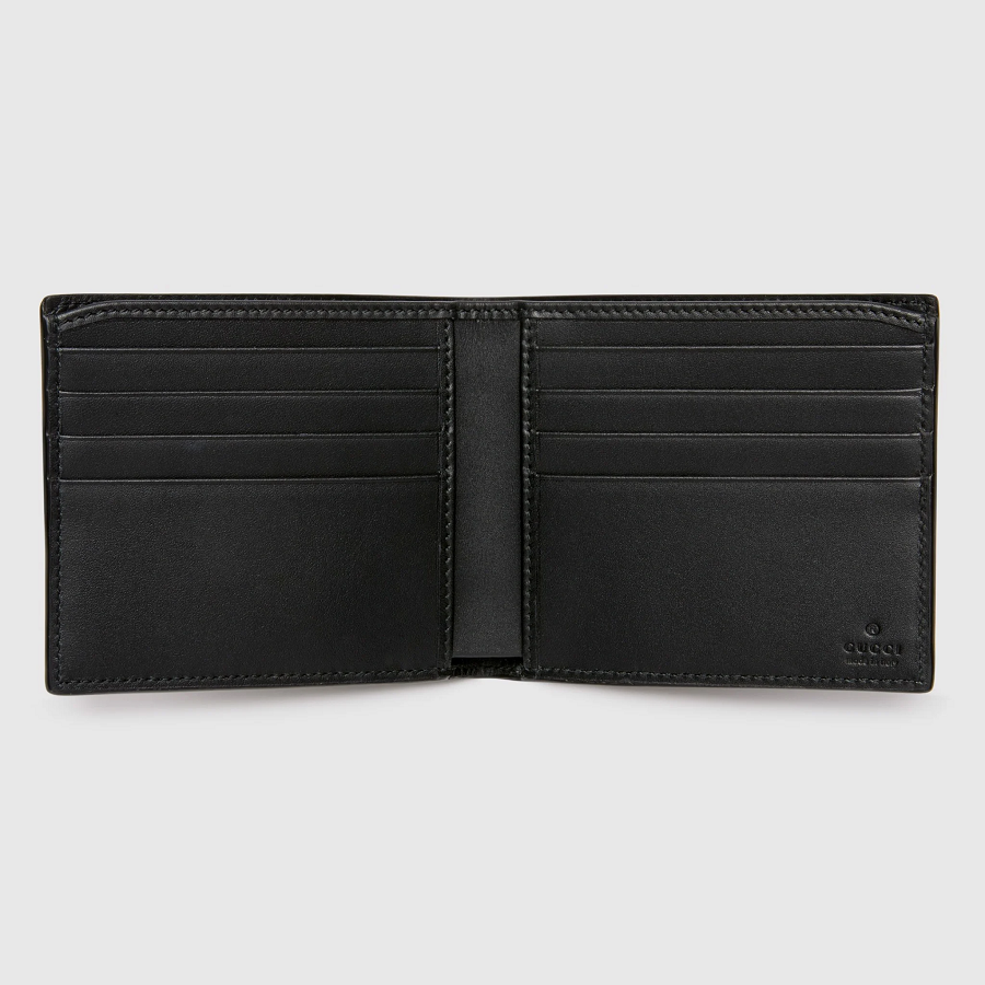 Ví Gucci Kingsnake Print GG Supreme Wallet 'Black Grey' 451268-K551N-1058 - Ảnh 4