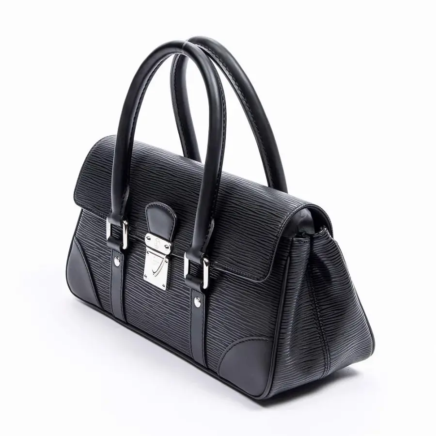 Túi Louis Vuitton Epi Segur PM Black Leather 'Noir' M58822 - Ảnh 3