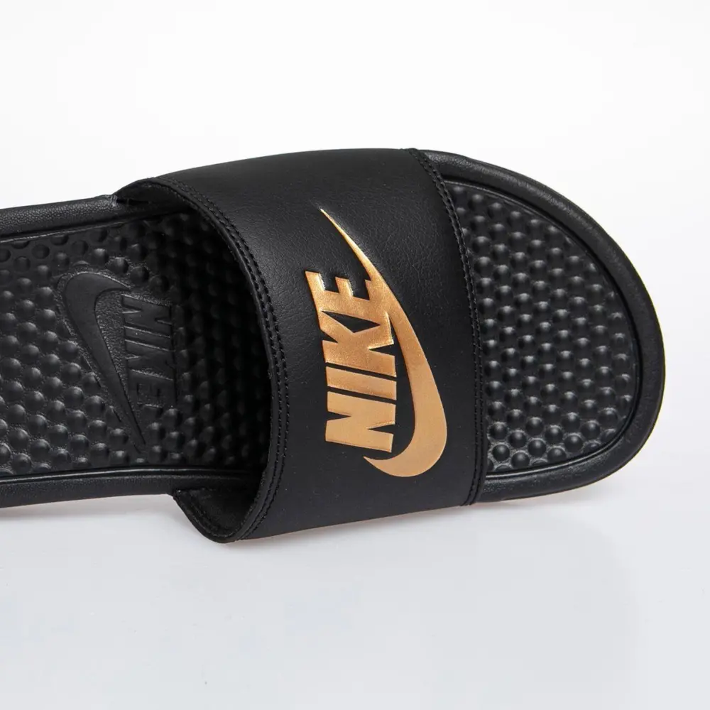 Dép Nike Benassi JDI '" Black/Gold " 343880-016 - Ảnh 4