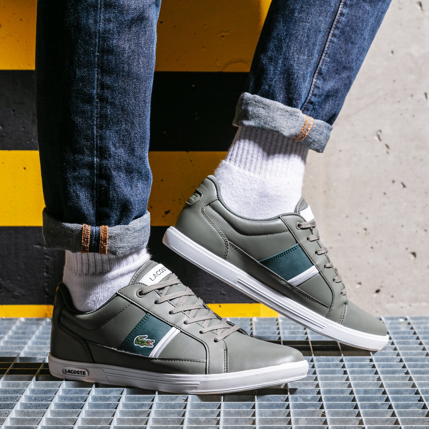 Giày Lacoste Europa 0121 'Kaki' 7-42SMA0010255 - Ảnh 2