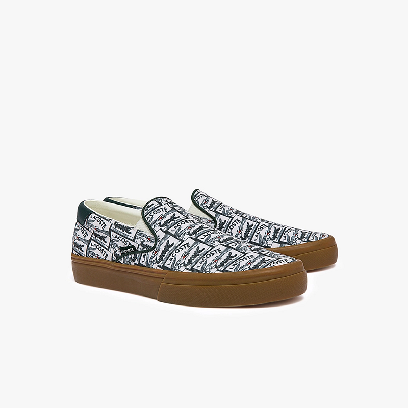 Giày Lacoste Slip On 'Canvas Printed' 7-43CMA0063GRG - Ảnh 2