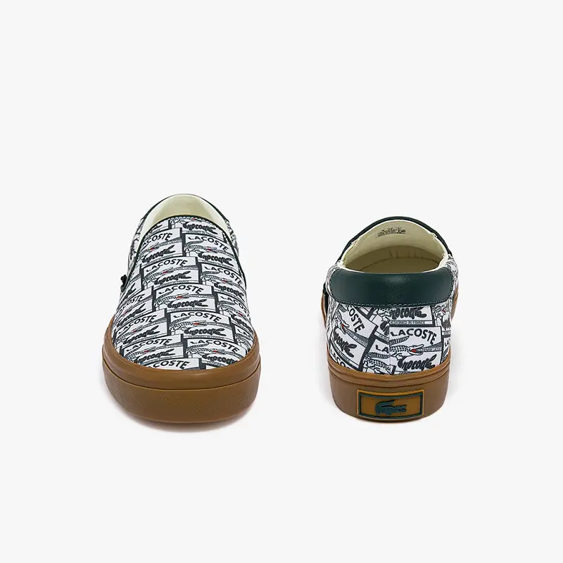 Giày Lacoste Slip On 'Canvas Printed' 7-43CMA0063GRG - Ảnh 4