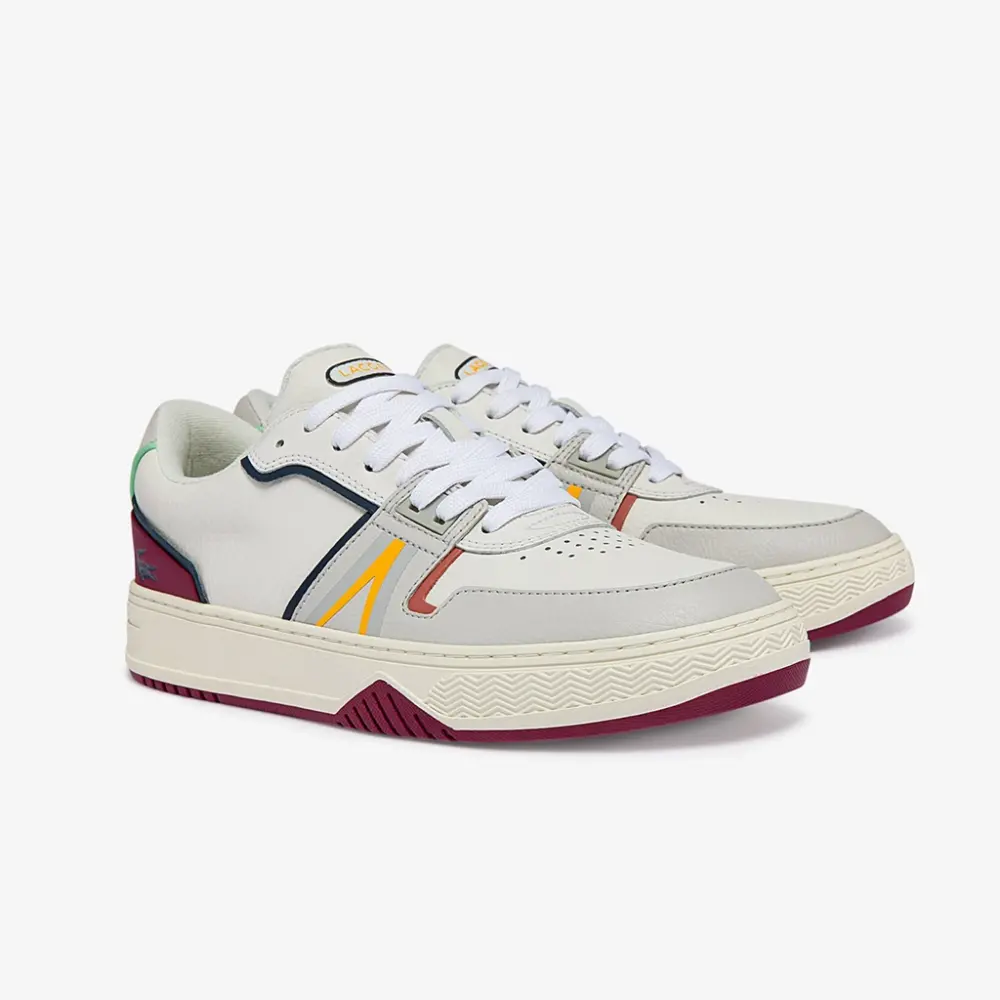 Giày Lacoste L001 0321 'White Red Plum' 7-42SMA00922G1 - Ảnh 3