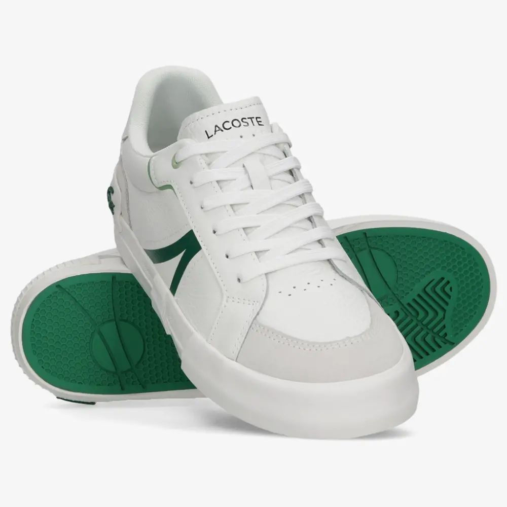 Giày Lacoste Mens L004 Sneakers 'White Green' 7-43CMA0057082 - Ảnh 3