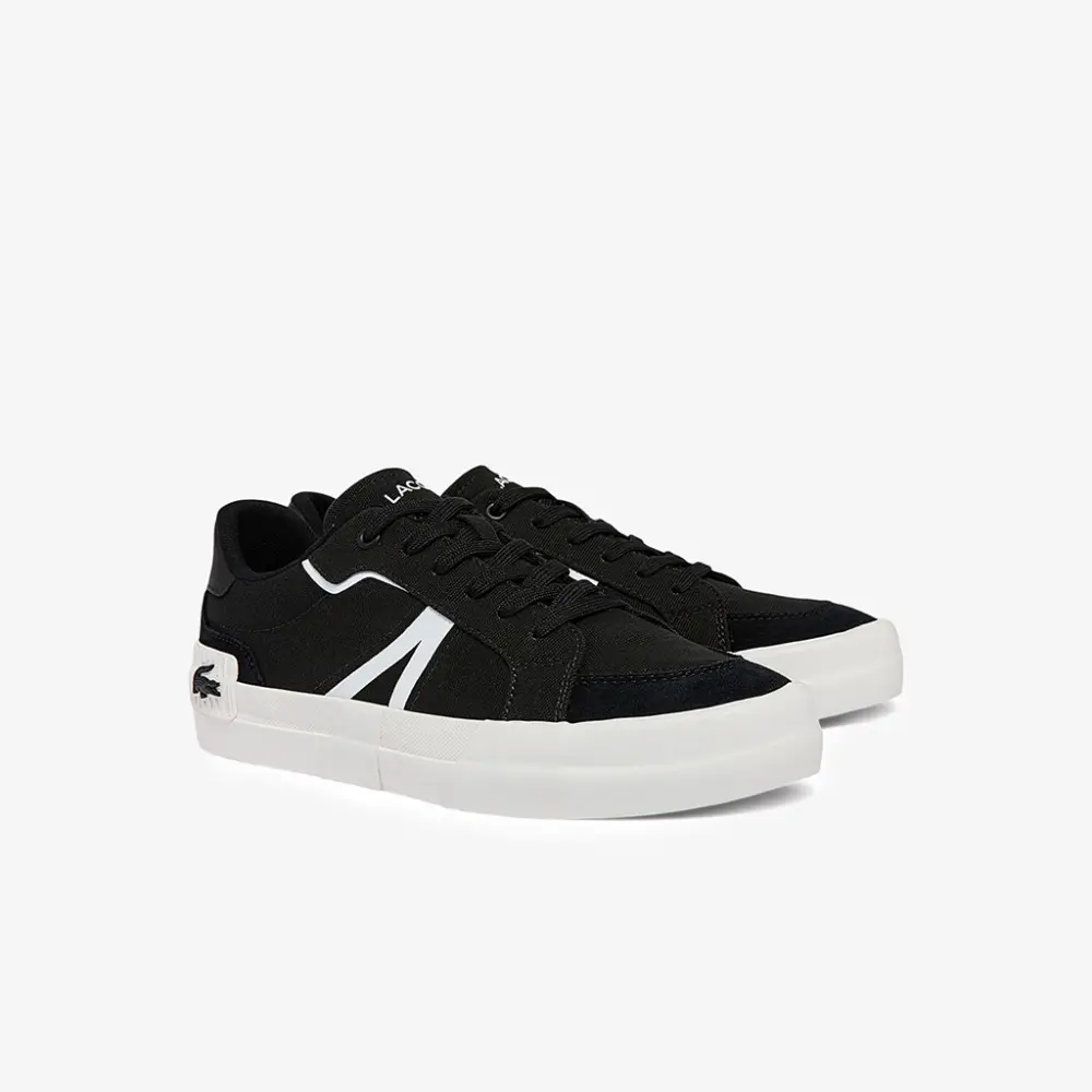 Giày Lacoste L004 Canvas 'Black' 43CMA0055 - Ảnh 3