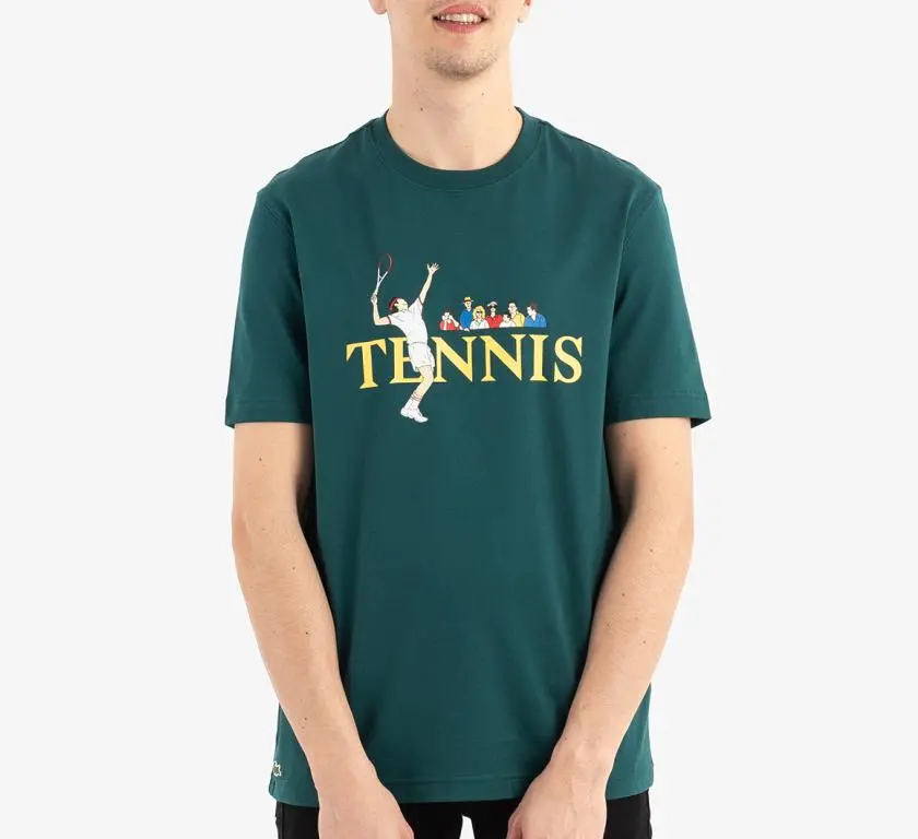 Alternative view of Áo Lacoste Tennis T-shirt 'Green' TH4365-MWZ