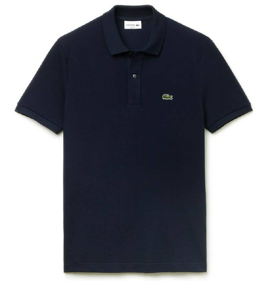 Áo Lacoste Petit Piqué Slim Fit Polo Shirt 'Navy'