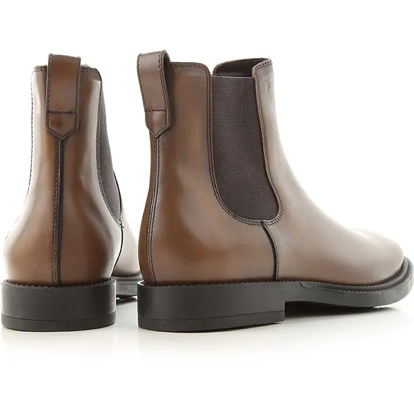 Giày Tod’s Man Brown Ankle Boots in Leather XXM62C00P20D9C10MS801 - Ảnh 2