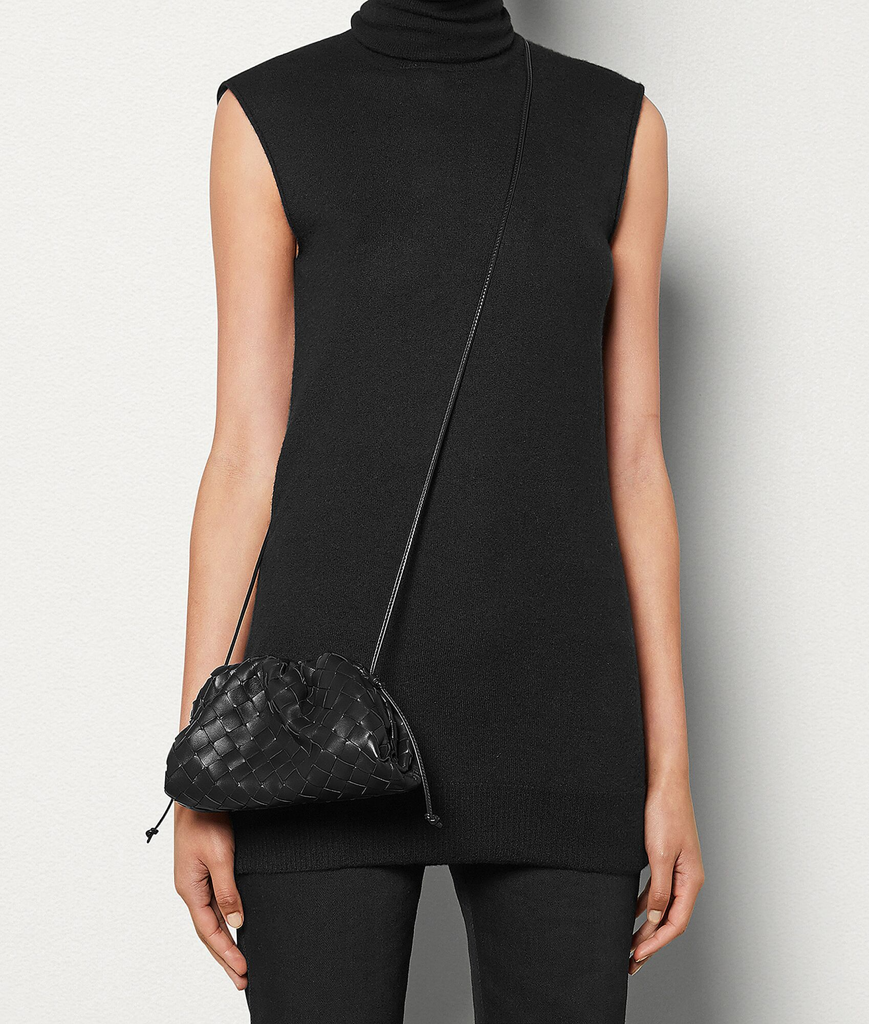 Túi Bottega Veneta The Pouch Intrecciato Leather Clutch Bag 585852-VCPP1-8803 - Ảnh 4