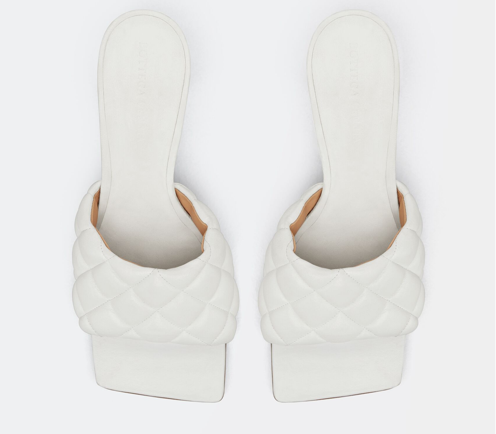 Giày Cao Gót Bottega Veneta Padded Mule 'Optic White' 592015VBRR09122 - Ảnh 5