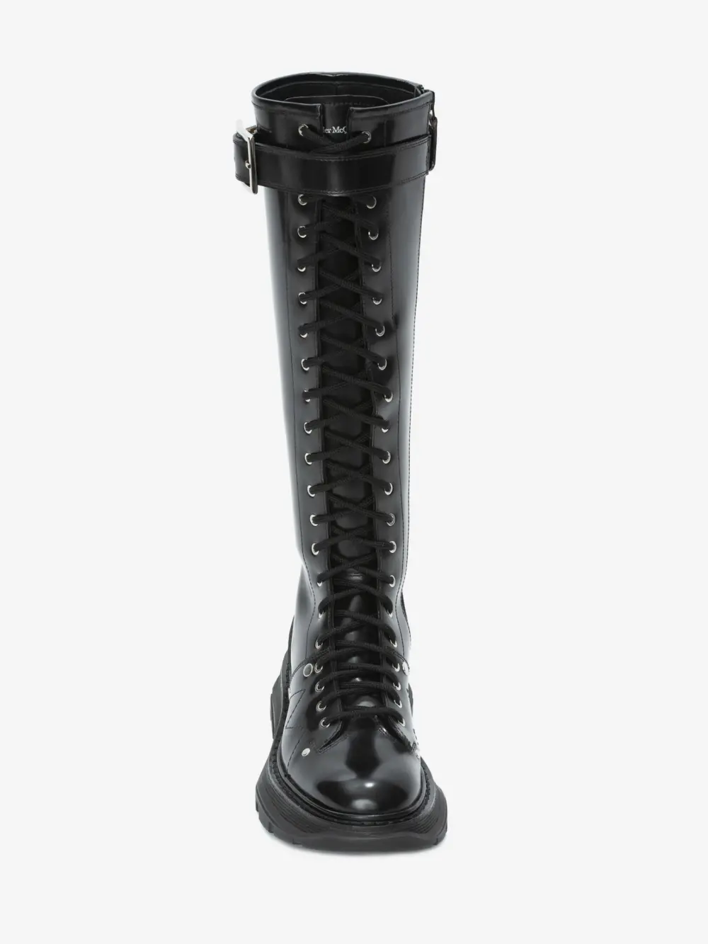 Giày Alexander McQueen Tread Lace Up Boot 595466-WHZ81-1081 - Ảnh 4