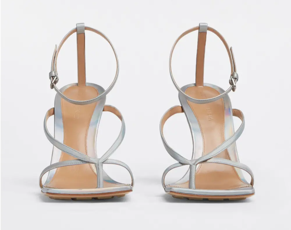 Alternative view of Giày Cao Gót Bottega Veneta Stretch Strap Sandal 'Moon Drop' 608835V1AH01387