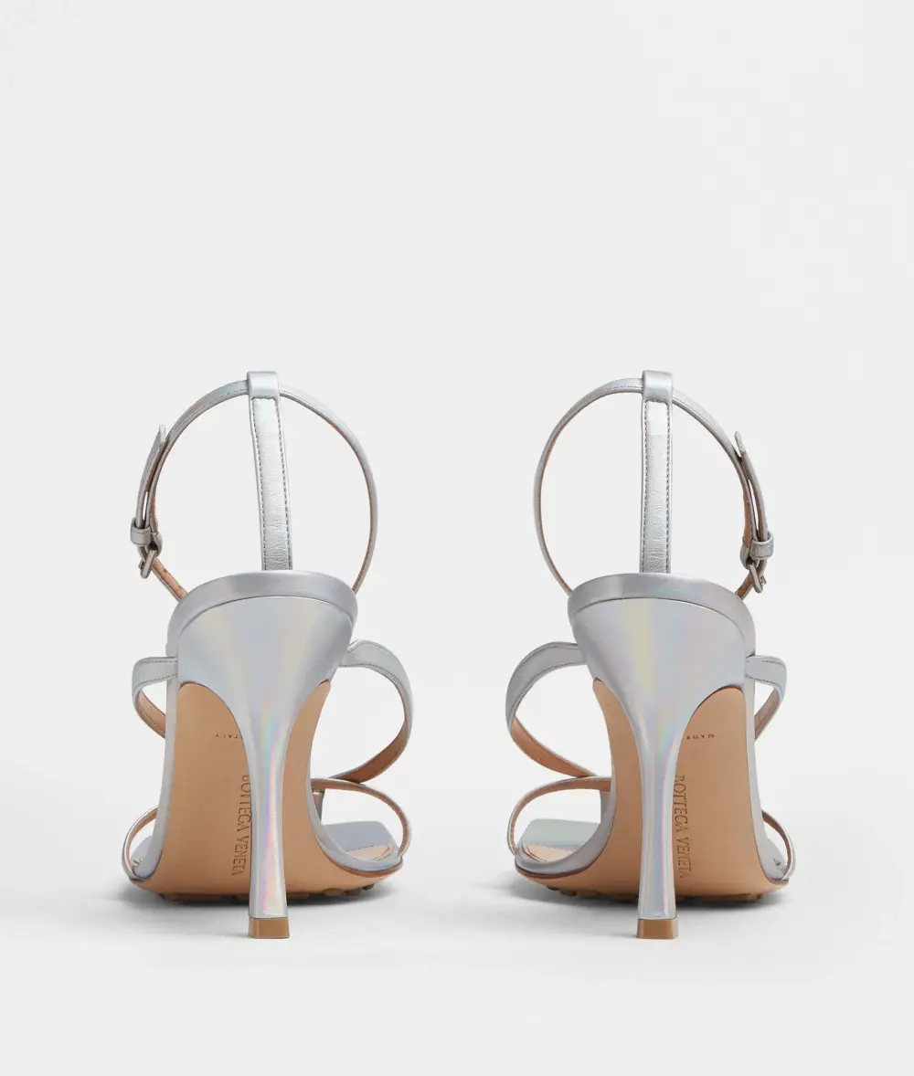 Giày Cao Gót Bottega Veneta Stretch Strap Sandal 'Moon Drop' 608835V1AH01387 - Ảnh 4