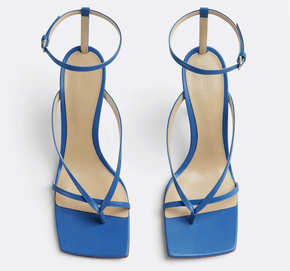 Alternative view of Giày Cao Gót Bottega Veneta Sandal 'Aquarium' 608835VBSF04839
