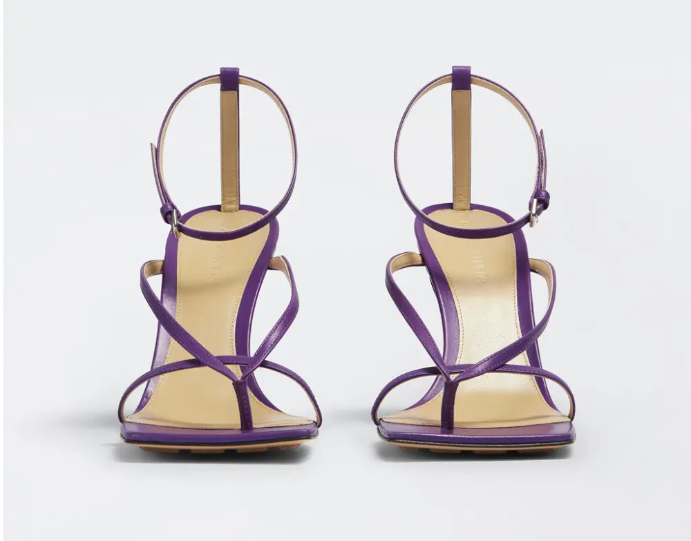 Alternative view of Giày Cao Gót Bottega Veneta Stretch Strap Sandal 'Clematis' 608835VBSF06074