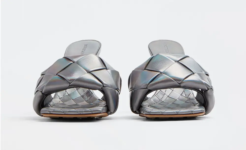 Alternative view of Giày Cao Gót Bottega Veneta Lido Mule 'Oyster' 608854V1AH01258