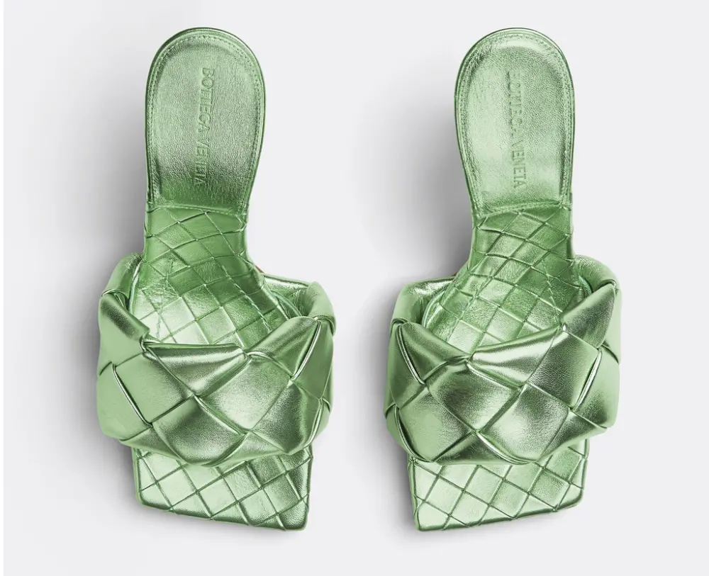 Giày Cao Gót Bottega Veneta Lido Mule 'Pistachio' 608854V29N03505 - Ảnh 4