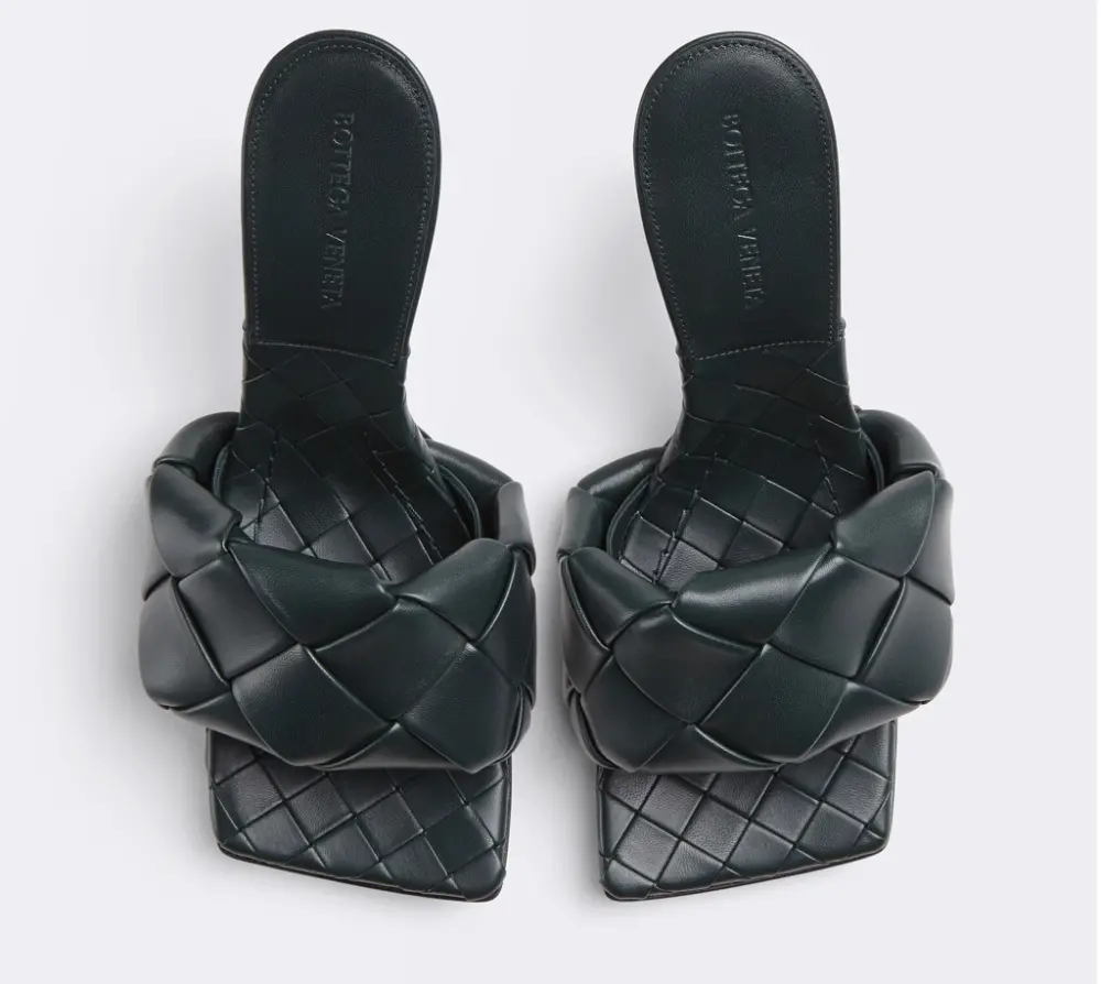Giày Cao Gót Bottega Veneta Lido Mule 'Inkwell' 608854VBSS04615 - Ảnh 3