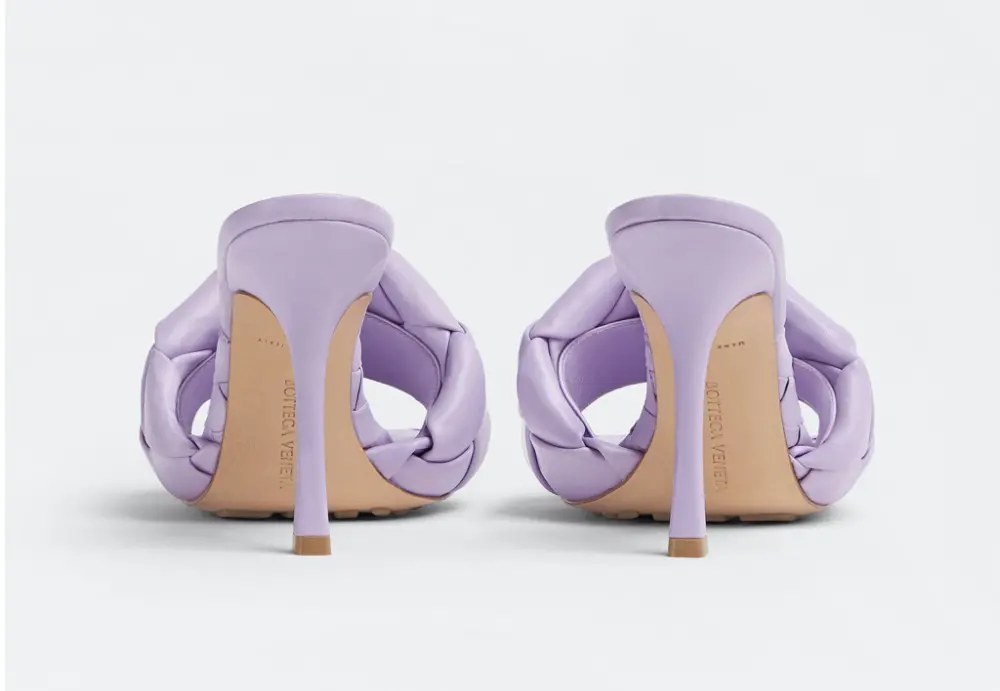 Giày Cao Gót Bottega Veneta Lido Mule 'Wisteria' 608854VBSS05119 - Ảnh 3
