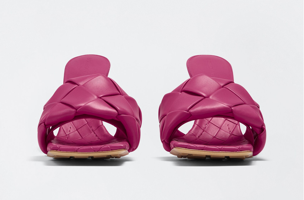 Giày Cao Gót Bottega Veneta Lido Mule 'Hollyhock' 608854VBSS05148 - Ảnh 2