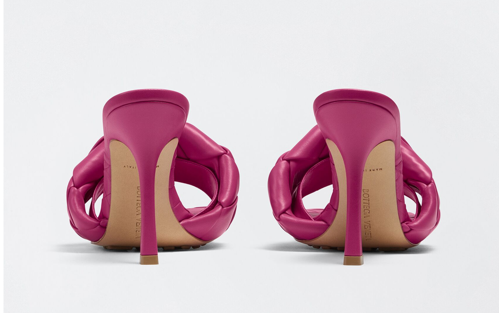 Giày Cao Gót Bottega Veneta Lido Mule 'Hollyhock' 608854VBSS05148 - Ảnh 3