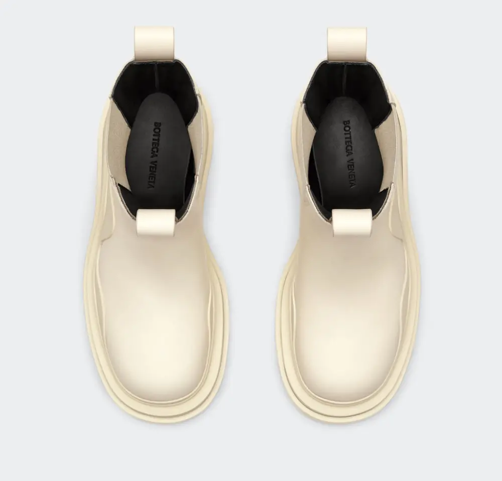 Alternative view of Giày Bottega Veneta Tire Chelsea Boot 'Sea Salt' 630284VBS509086