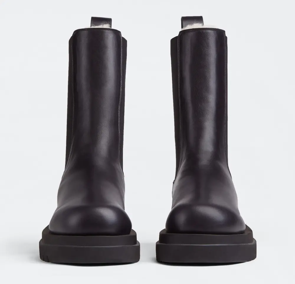 Giày Bottega Veneta Lug Shearling 'Black' 676890V1BN11000 - Ảnh 3