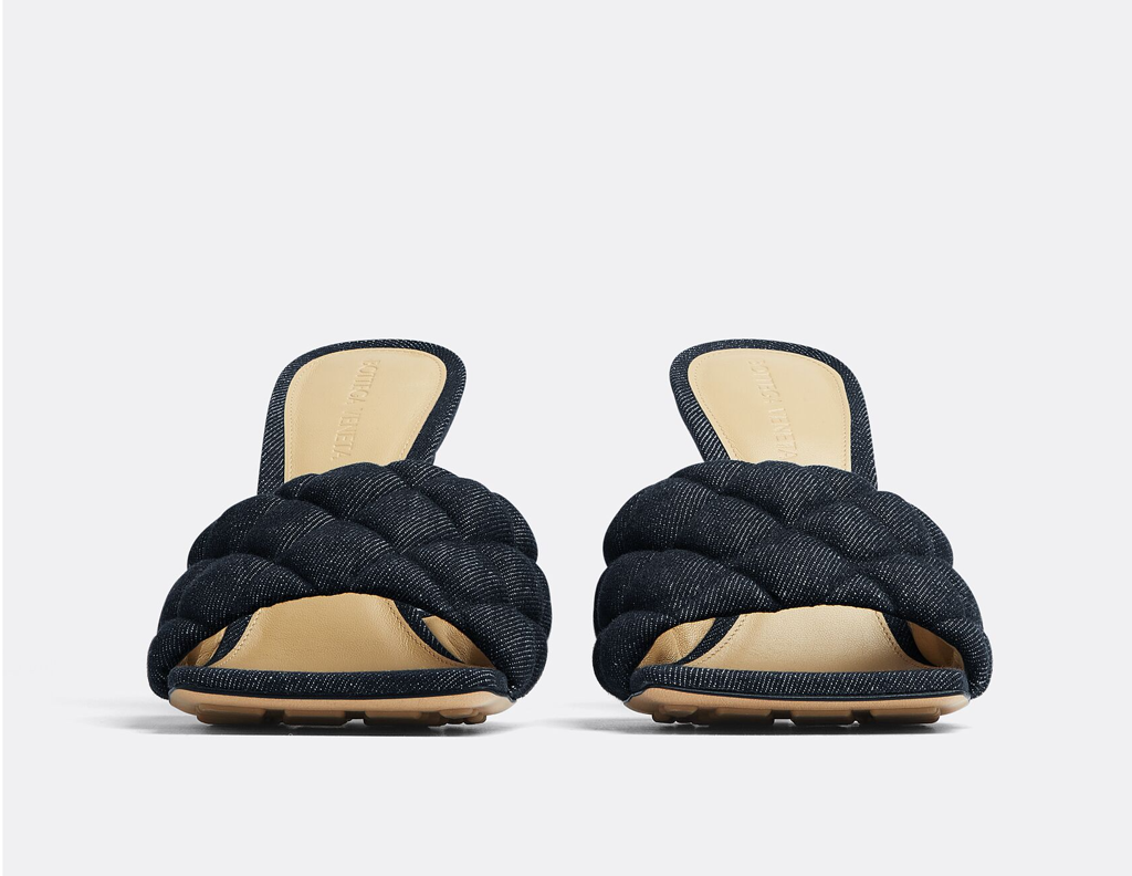 Giày Cao Gót Bottega Veneta Padded Mule 'Indigo' 708907V26M04245 - Ảnh 2