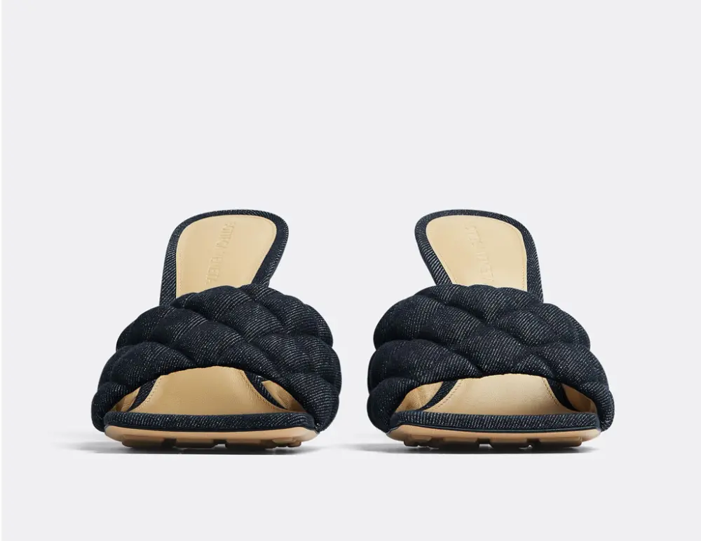 Alternative view of Giày Cao Gót Bottega Veneta Padded Mule 'Indigo' 708907V26M04245