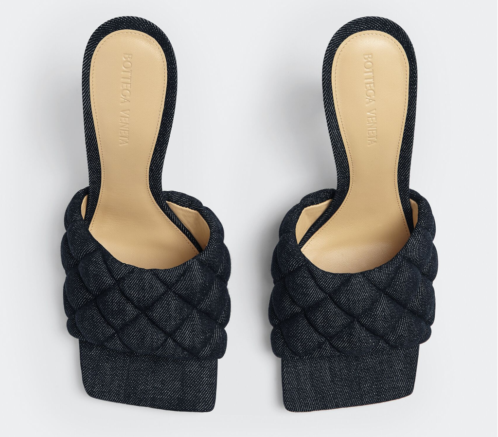 Giày Cao Gót Bottega Veneta Padded Mule 'Indigo' 708907V26M04245 - Ảnh 4