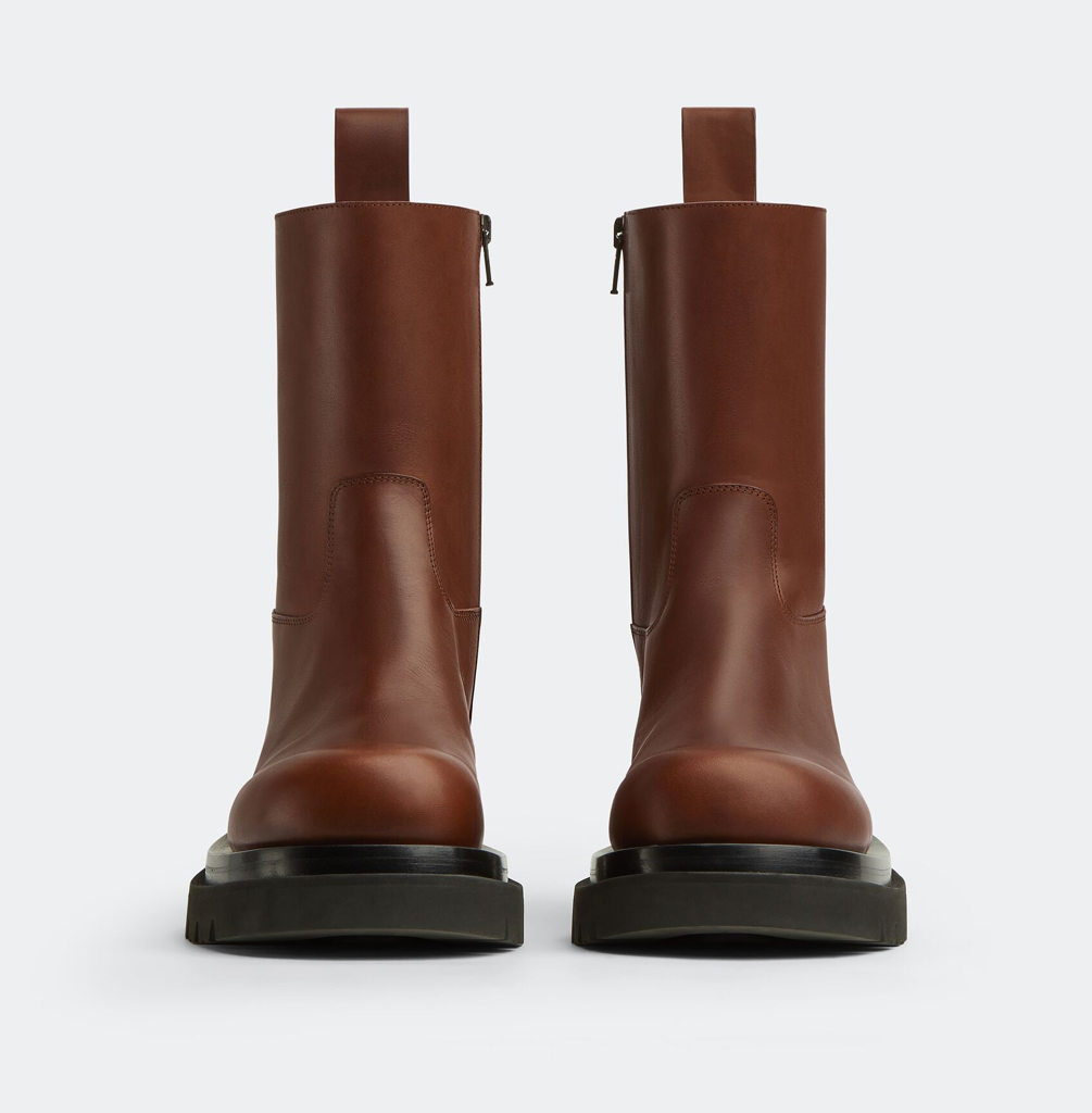 Giày Bottega Veneta Lug Boot 'Dark Chestnut' 716205VBS502287 - Ảnh 3