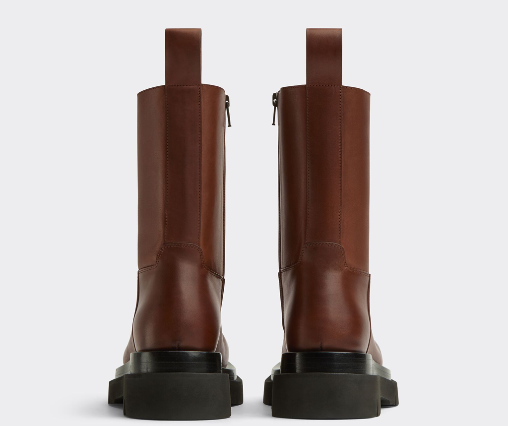 Giày Bottega Veneta Lug Boot 'Dark Chestnut' 716205VBS502287 - Ảnh 4