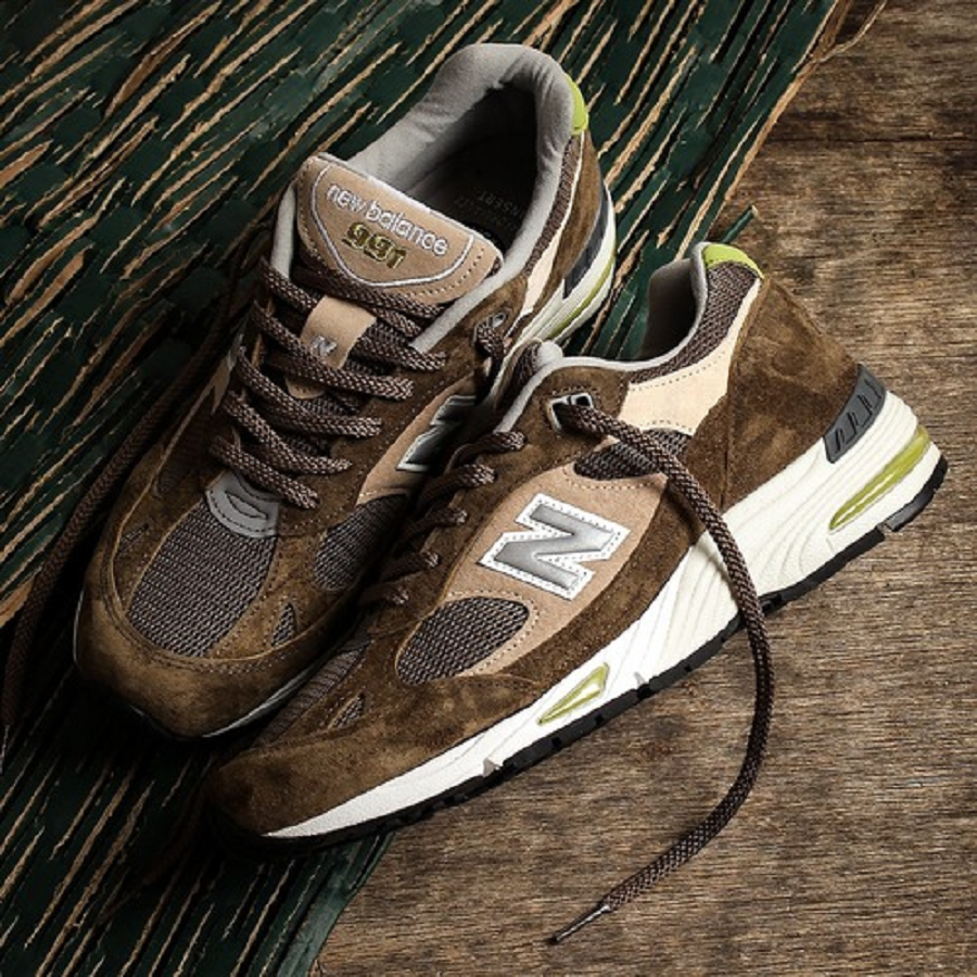Giày New Balance 991 Made In England ‘Olive Brown’ M991OLB - Ảnh 5
