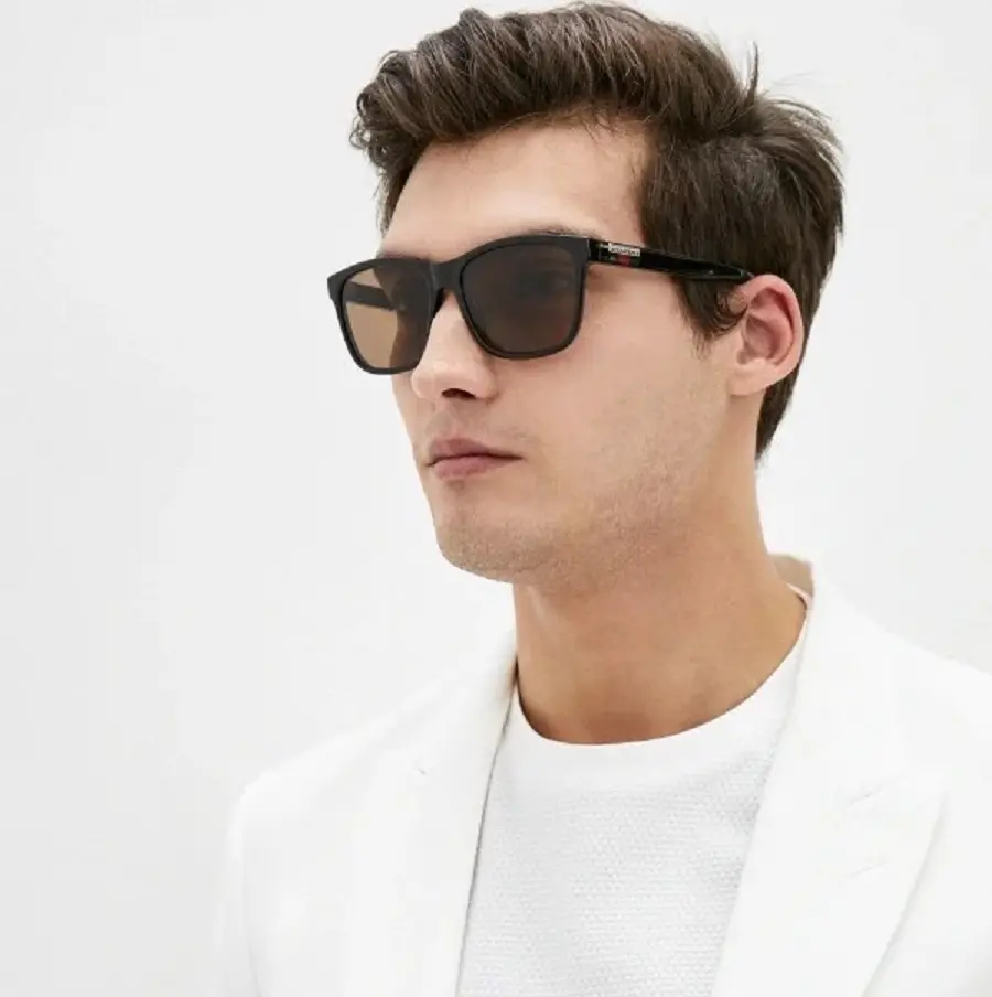 Alternative view of Kính Gucci Yellow Square Sunglasses 'Black' GG0746SA-002-57