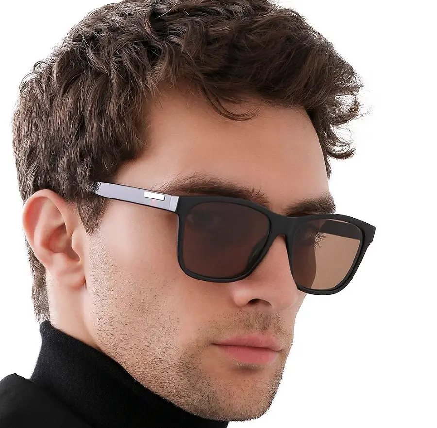 Kính Gucci Yellow Square Sunglasses 'Black' GG0746SA-002-57 - Ảnh 3