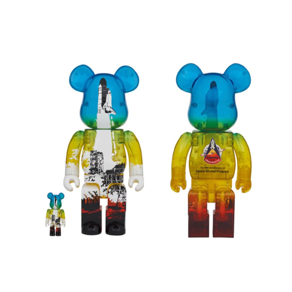 Mô Hình Bearbrick Space Shuttle 100% & 400% - Ảnh 2