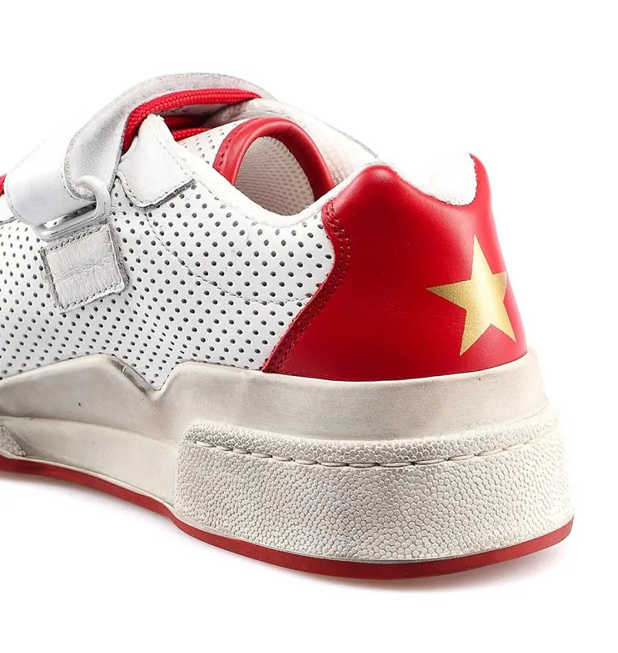 Giày Saint Laurent SL24 Velcro Sneakers 557624-04L20-9490 - Ảnh 4