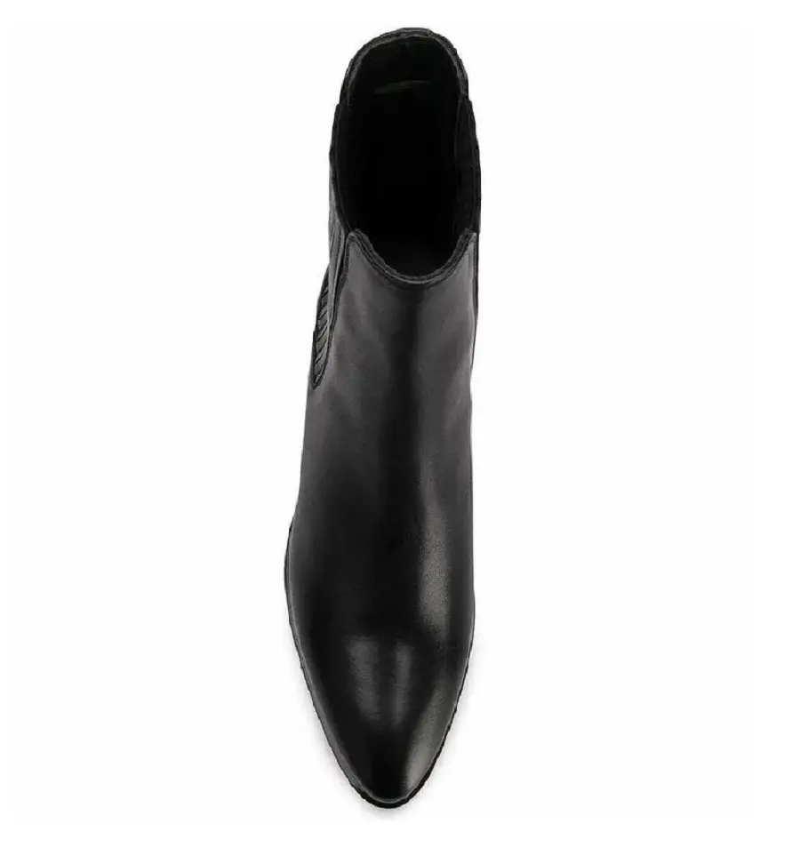 Giày Saint Laurent West Chelse Boots In Smooth Leather 549214CY5001000 - Ảnh 5