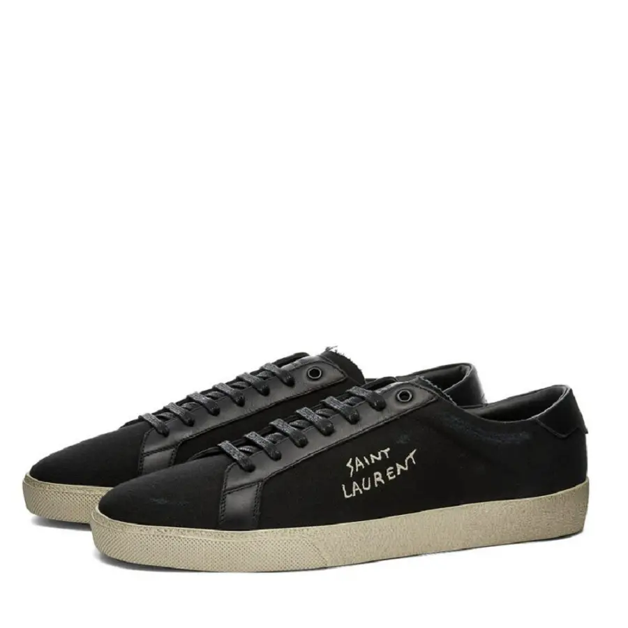 Giày Saint Laurent Court Classic SL-06 'Black' 610648GUP501000 - Ảnh 3