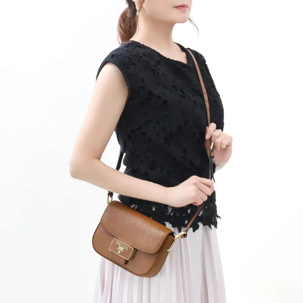 Alternative view of Túi Prada Women's Emblem Shoulder Bag 1BD220-NZV-F0046