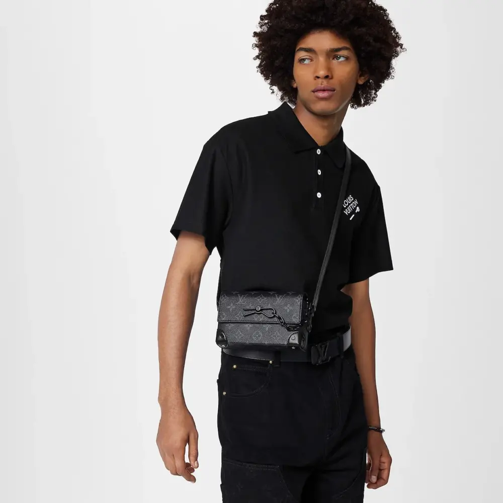 Alternative view of Túi Louis Vuitton Steamer Wearable Wallet 'Monogram Eclipse' M81783