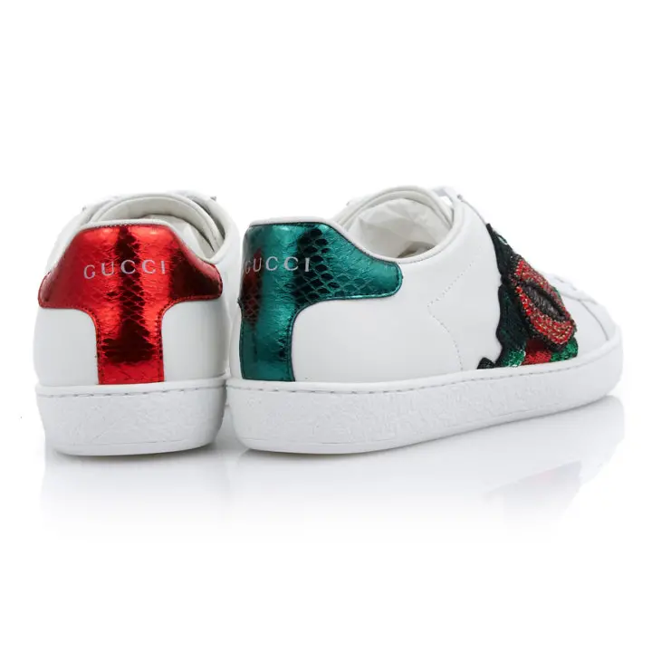 Giày Gucci Wmns Ace Low 'Lips Sequin White' 431919-A38I0-9068 - Ảnh 3