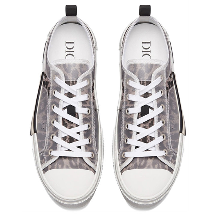 Giày Dior 19FW Leopard Print Canvas B23 Low Top Sneakers 3SN249YQL-369 - Ảnh 2