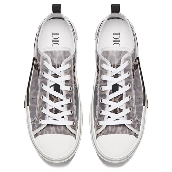 Alternative view of Giày Dior 19FW Leopard Print Canvas B23 Low Top Sneakers 3SN249YQL-369